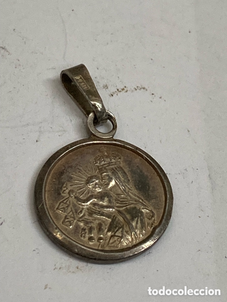 Antig&uuml;edades: Medalla de plata religiosa C341 - Foto 1