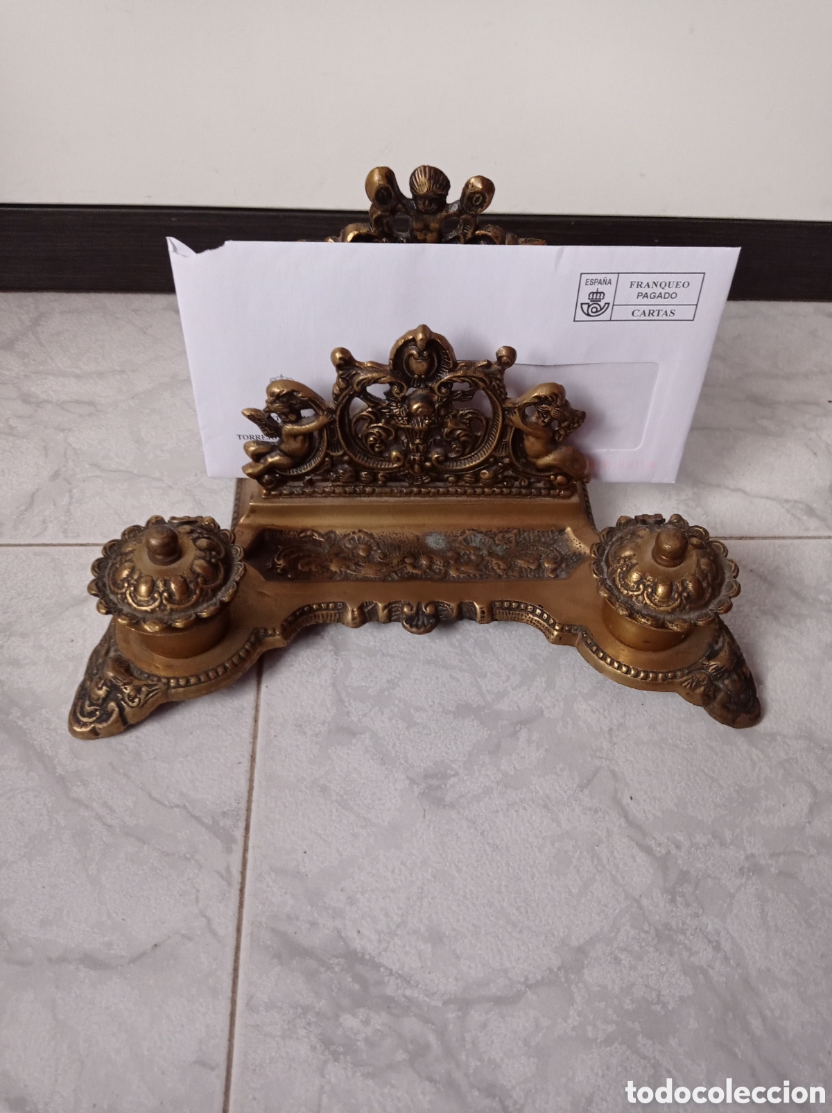 Antig&uuml;edades: Escriban&iacute;a de bronce - Foto 1