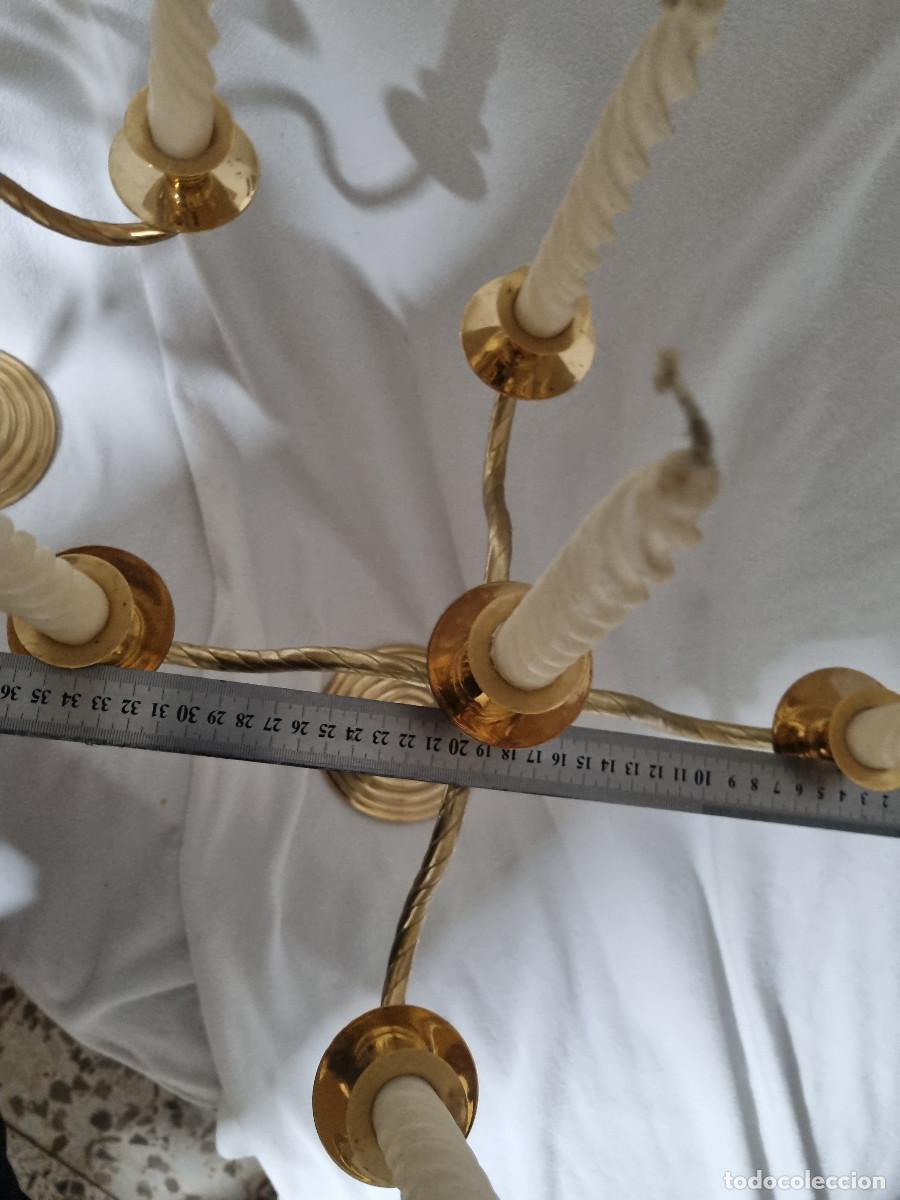 Antig&uuml;edades: JUEGO DE DOS CANDELABROS - Foto 7