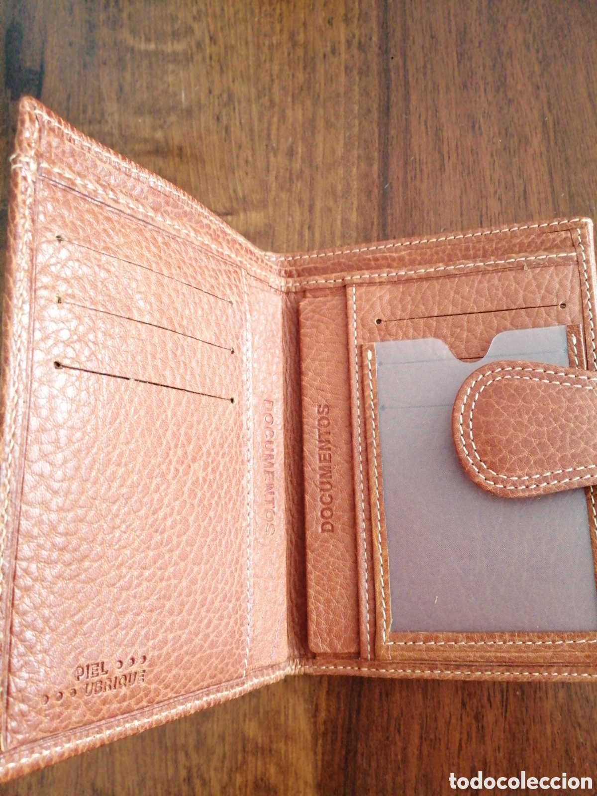 Antig&uuml;edades: Cartera Loewe piel ubrique - Foto 3