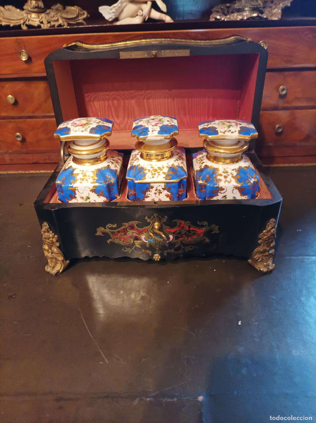 Antig&uuml;edades: Porcelana de Paris. del S XIX - Foto 9