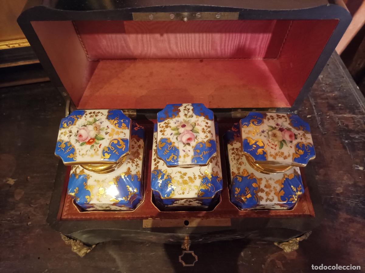 Antig&uuml;edades: Porcelana de Paris. del S XIX - Foto 17