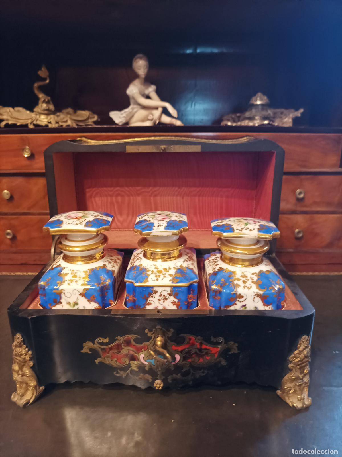 Antig&uuml;edades: Porcelana de Paris. del S XIX - Foto 18