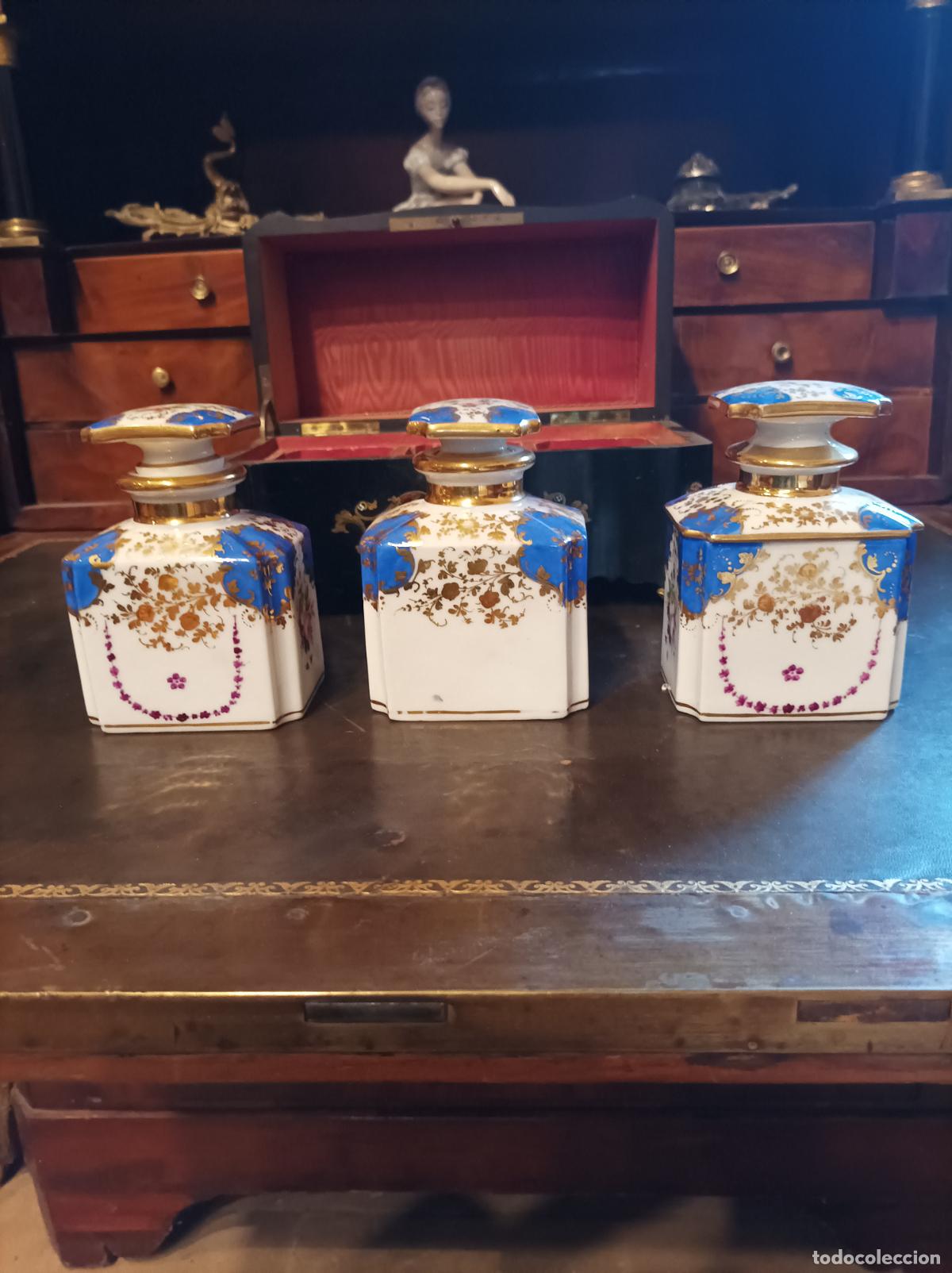 Antig&uuml;edades: Porcelana de Paris. del S XIX - Foto 21