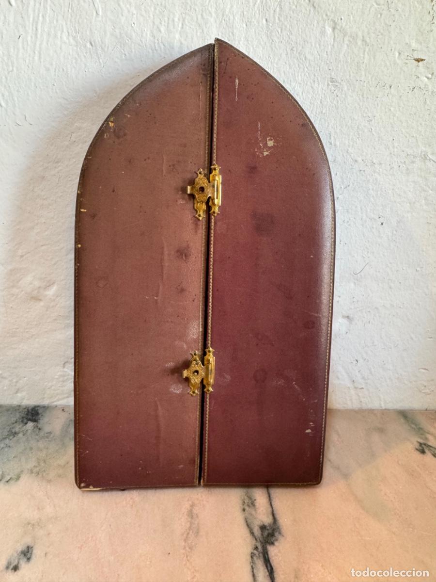 Antig&uuml;edades: TRIPTICO CORAZON DE JES&Uacute;S - Foto 3