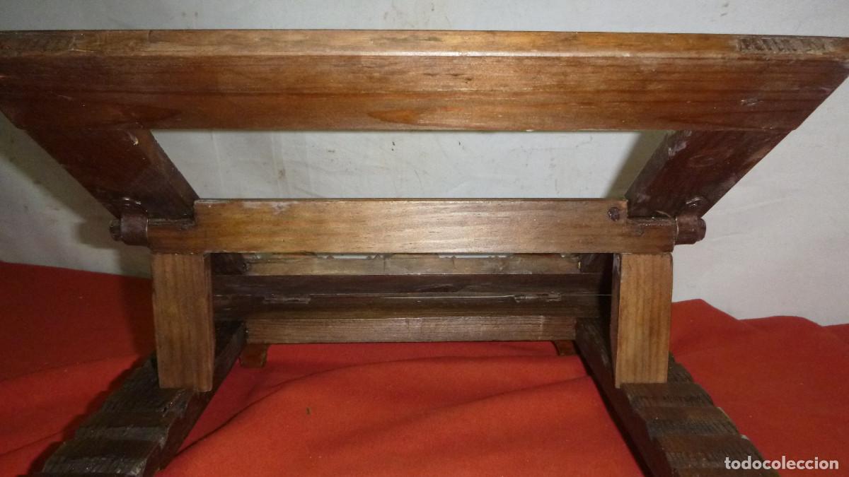 Antig&uuml;edades: ANTIGUO ATRIL DE MESA - Foto 5