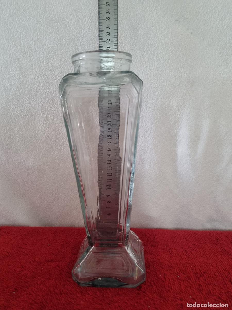 Antig&uuml;edades: JARRON VIDRIO DE 36 CM - Foto 4