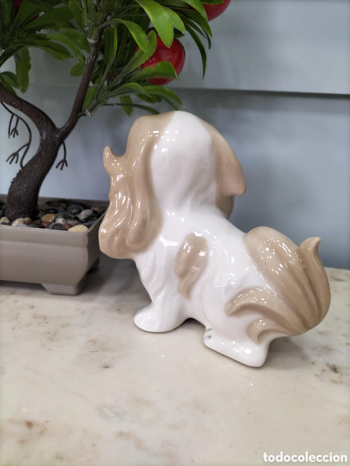 Antig&uuml;edades: Figura porcelana perro - Foto 3