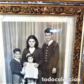 Antig&uuml;edades: Antiguo marco decorado pan de oro - Foto 3