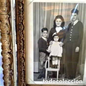 Antig&uuml;edades: Antiguo marco decorado pan de oro - Foto 5