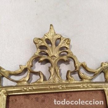 Antig&uuml;edades: Magn&iacute;fico marco antiguo en bronce - Foto 2