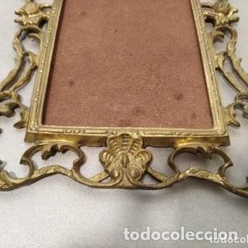 Antig&uuml;edades: Magn&iacute;fico marco antiguo en bronce - Foto 3