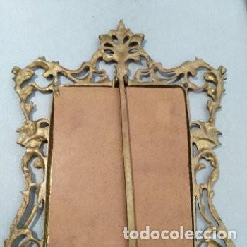 Antig&uuml;edades: Magn&iacute;fico marco antiguo en bronce - Foto 4