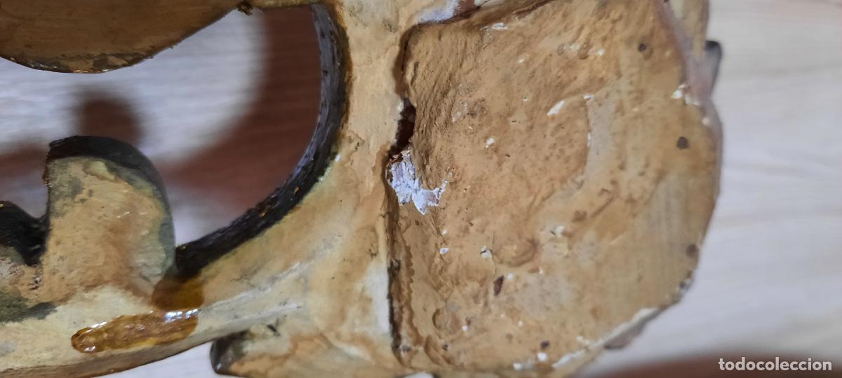 Antig&uuml;edades: ESPEJO CORNUCOPIA DORADA ESTILO ROCOCO - Foto 10