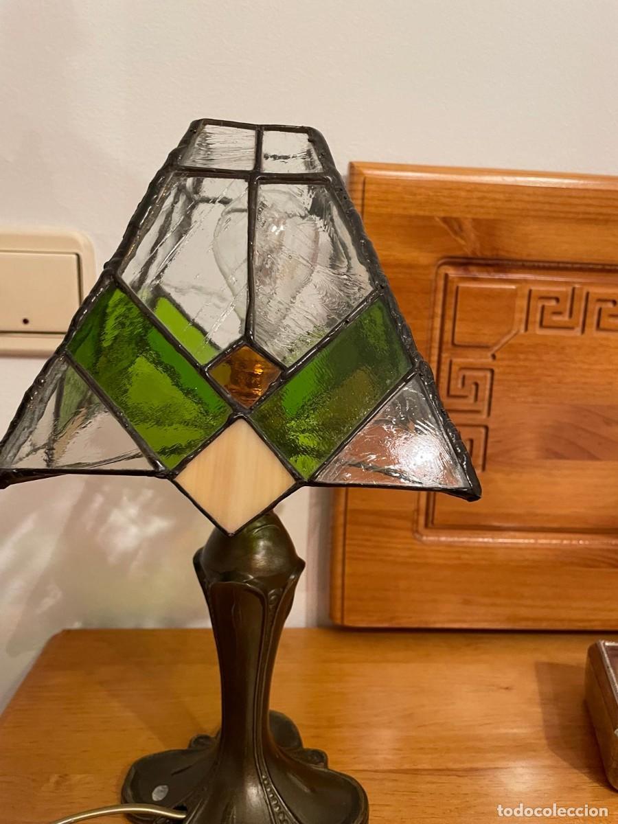 Antig&uuml;edades: LAMPARA DE CRISTAL TYFFANI - Foto 2