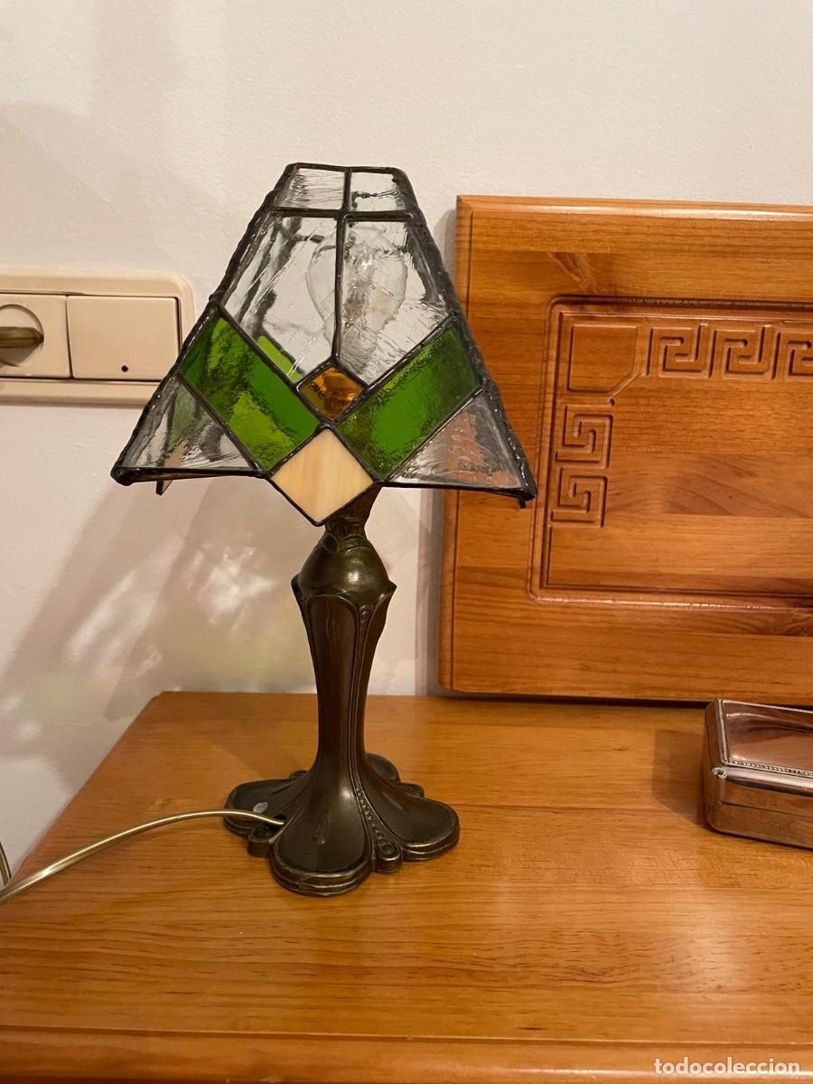 Antig&uuml;edades: LAMPARA DE CRISTAL TYFFANI - Foto 3