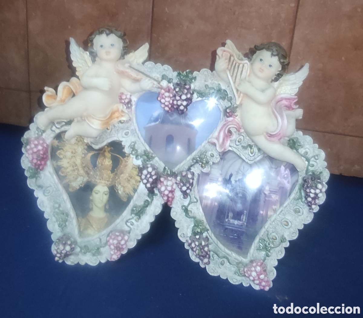 Antig&uuml;edades: Bonito portarretratos de resina - Foto 1