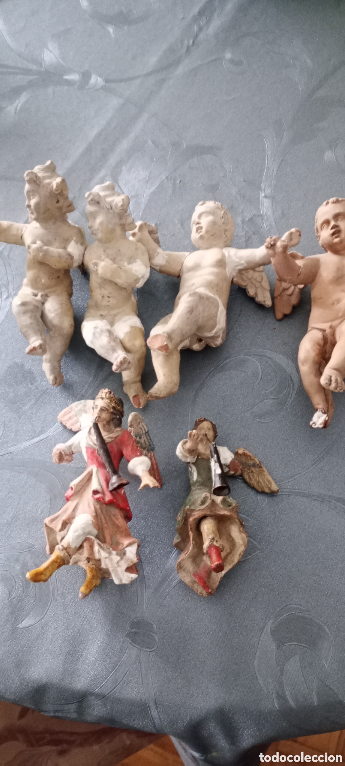 Antig&uuml;edades: &Aacute;NGELES de terracota. - Foto 9