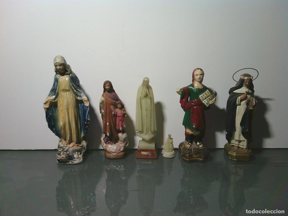 Antig&uuml;edades: LOTE DE IMAGENES RELIGIOSAS ANTIGUAS - Foto 1