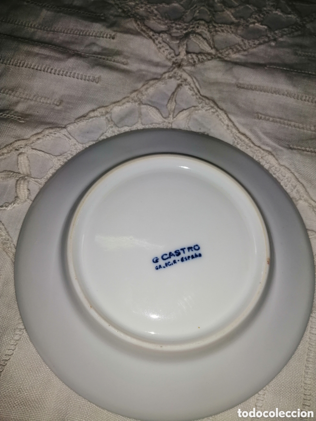 Antig&uuml;edades: Platito porcelana de castro - Foto 2