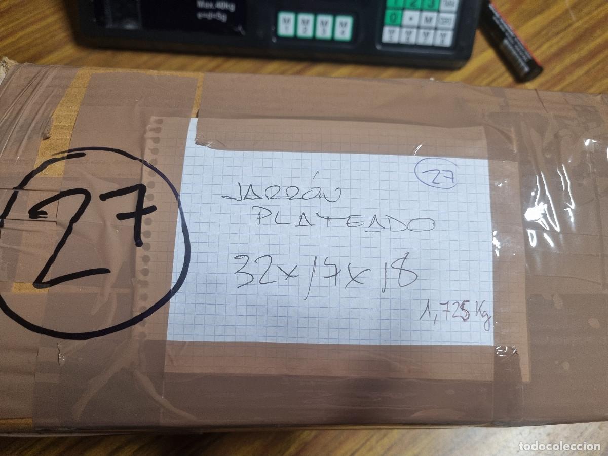 Antig&uuml;edades: JARRON CER&Aacute;MICO COLOR PLATA - Foto 7