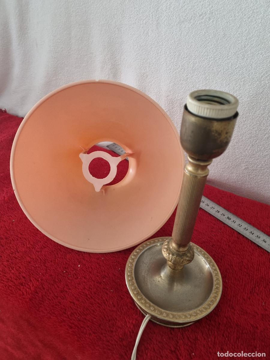 Antig&uuml;edades: LAMPARA DE MESA CON PANTALLA - Foto 10