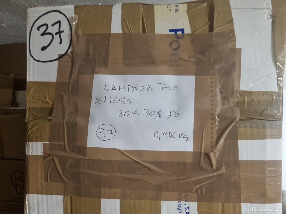 Antig&uuml;edades: LAMPARA DE MESA CON PANTALLA - Foto 11
