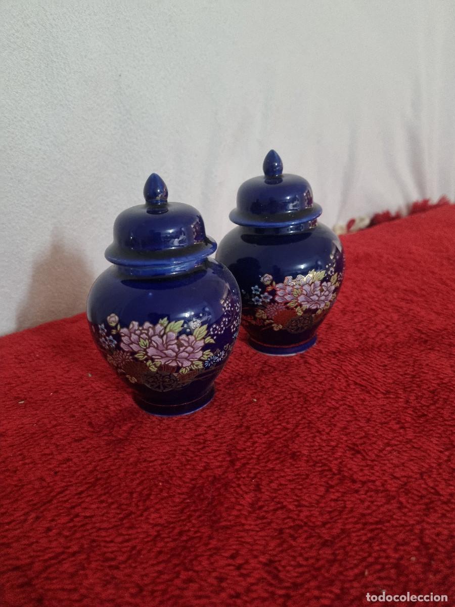 Antig&uuml;edades: PAREJA DE BOMBONERAS CER&Aacute;MICAS - Foto 3