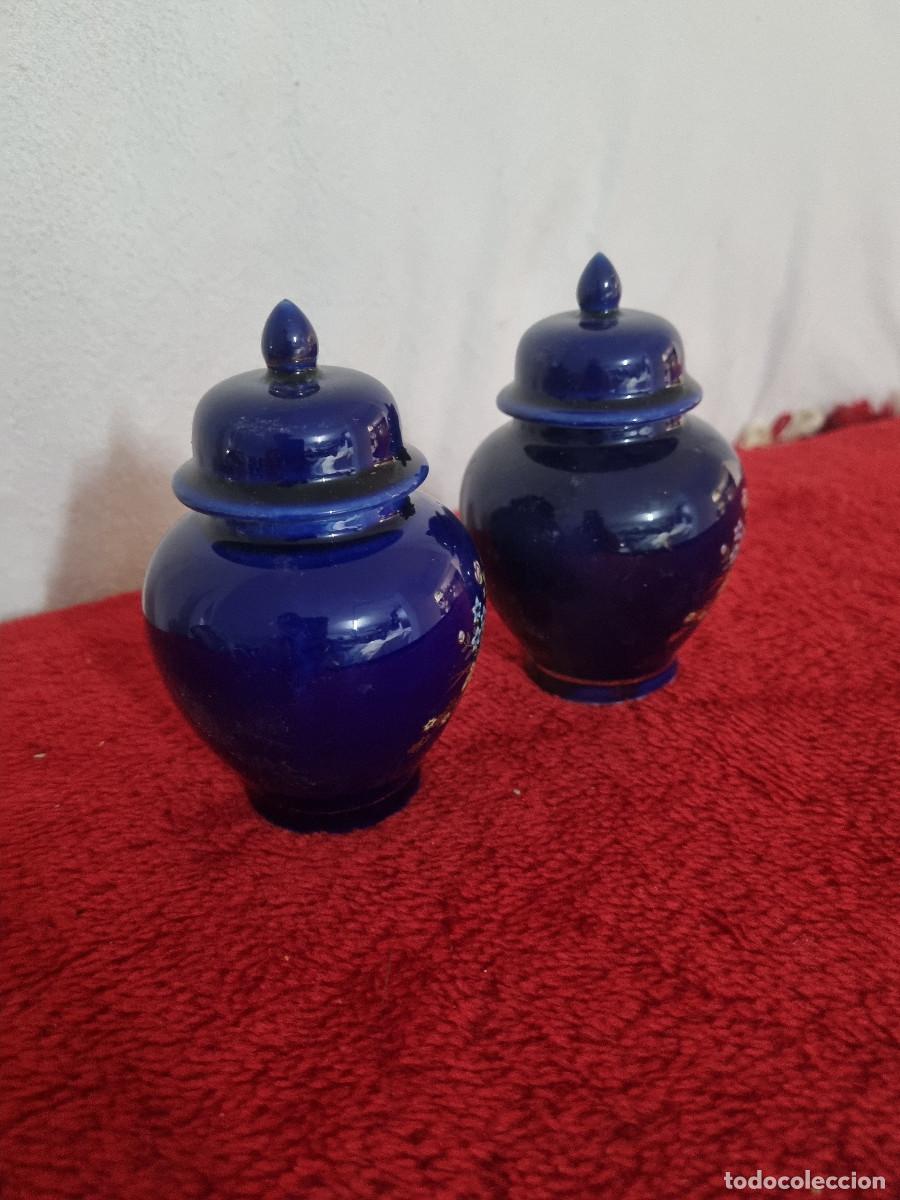 Antig&uuml;edades: PAREJA DE BOMBONERAS CER&Aacute;MICAS - Foto 4