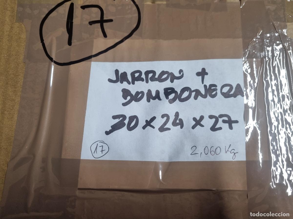 Antig&uuml;edades: PAREJA DE JARRONES CERAMICA ESMALTADA - Foto 6