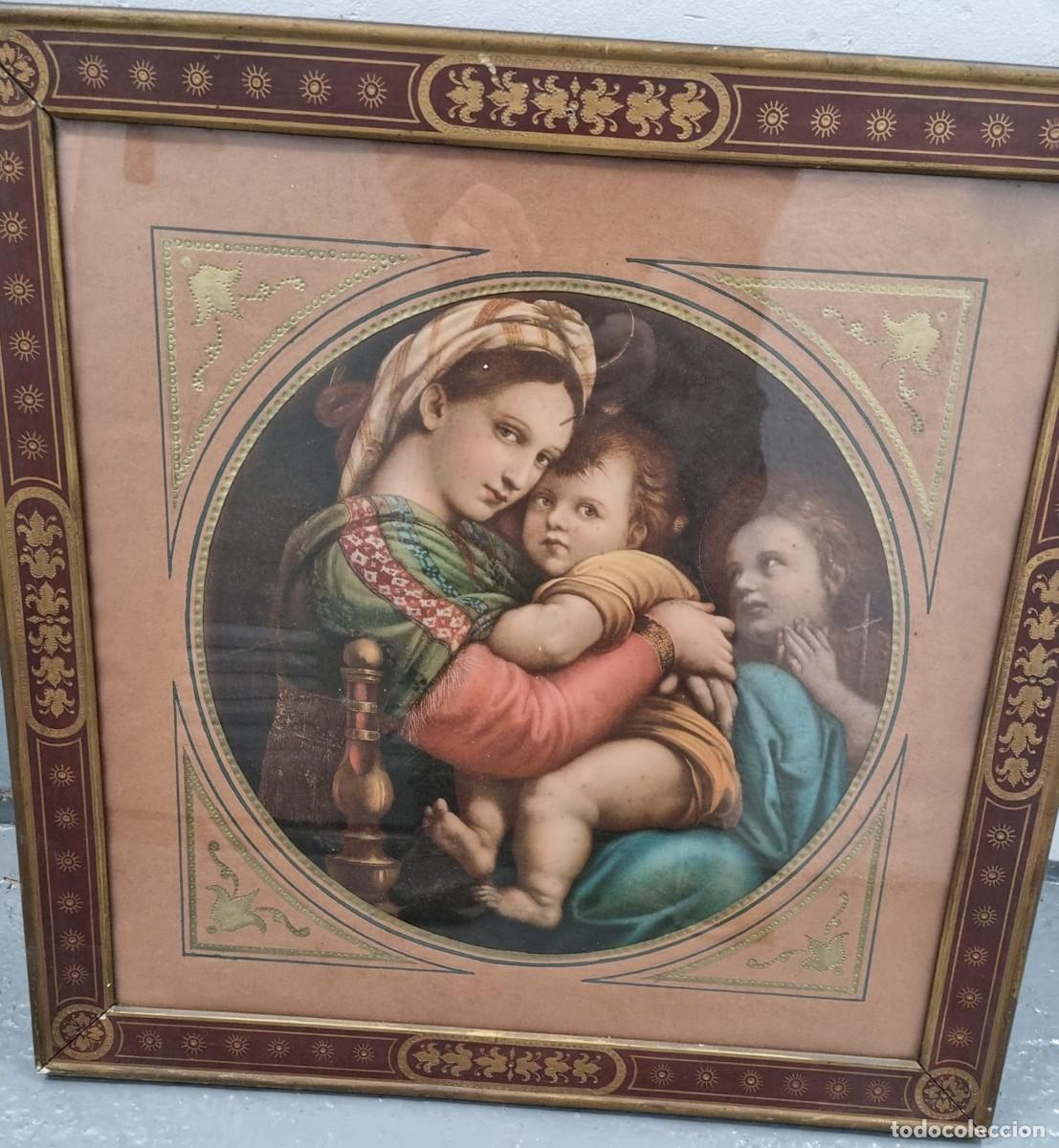 Antig&uuml;edades: Cuadro Virgen de la Silla - Foto 1