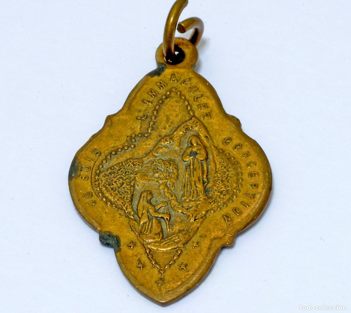 Antig&uuml;edades: MEDALLA FRANCESA JESUS E INMACULADA CONCEPCI&Oacute;N (EN FRANC&Eacute;S) - Foto 1
