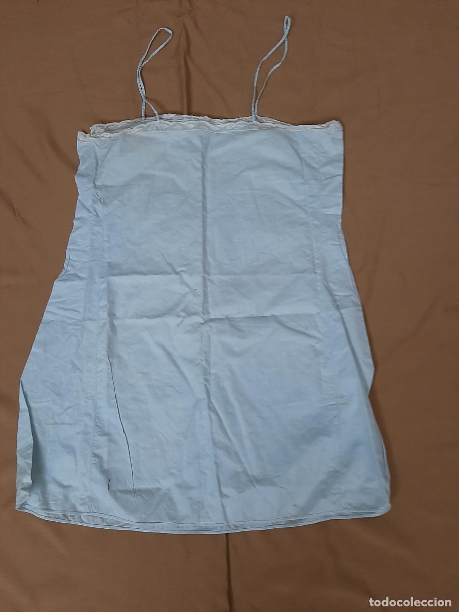 Antig&uuml;edades: CAMISA Y POLOLO ANTIGUOS DE ALGODON CON ENCAJE - Foto 2