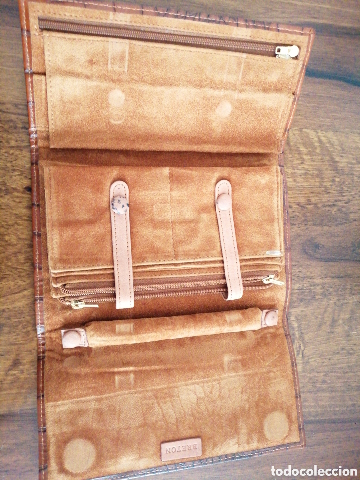 Antig&uuml;edades: Cartera BRETON piel estampada - Foto 2
