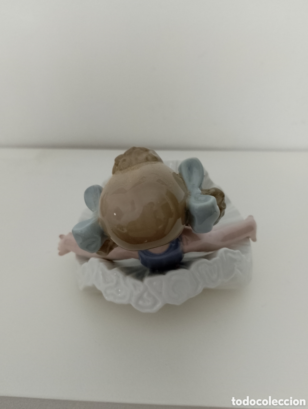 Antig&uuml;edades: Porcelana Lladr&oacute; - Mu&ntilde;eca de trapo sentada. - Foto 2