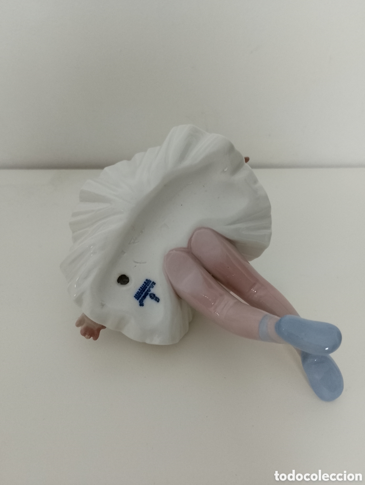 Antig&uuml;edades: Porcelana Lladr&oacute; - Mu&ntilde;eca de trapo sentada. - Foto 4