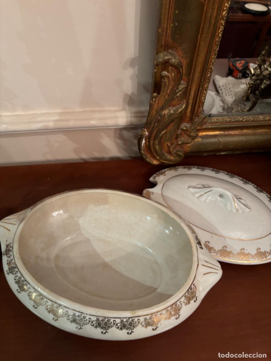 Antig&uuml;edades: Antigua sopera de Loza CIL MADRID - Foto 6