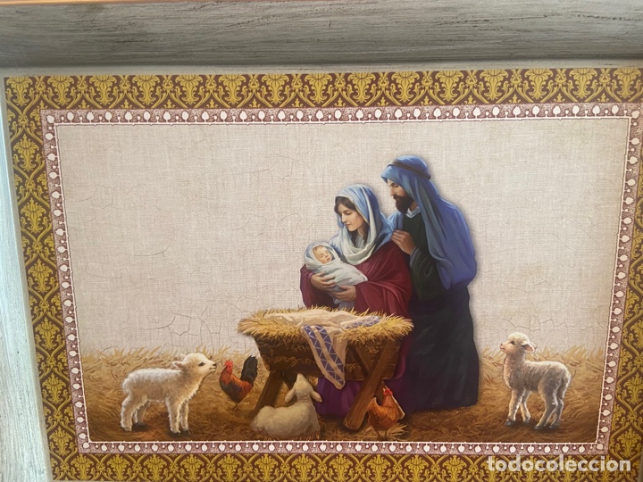 Antig&uuml;edades: Bandeja nacimiento navidad - Foto 1