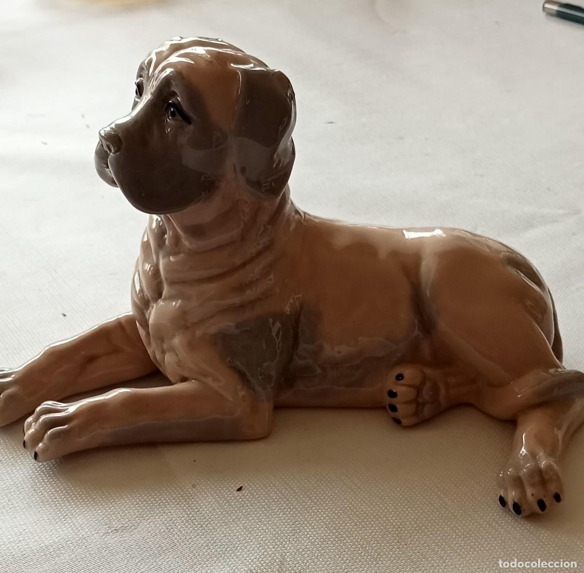 Antig&uuml;edades: FIGURA PERRO PORCELANA - Foto 1
