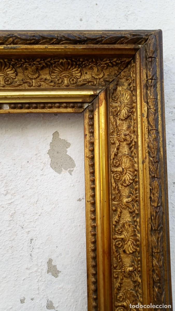 Antig&uuml;edades: Marco antiguo.estilo Imperio, final del XlX - Foto 4
