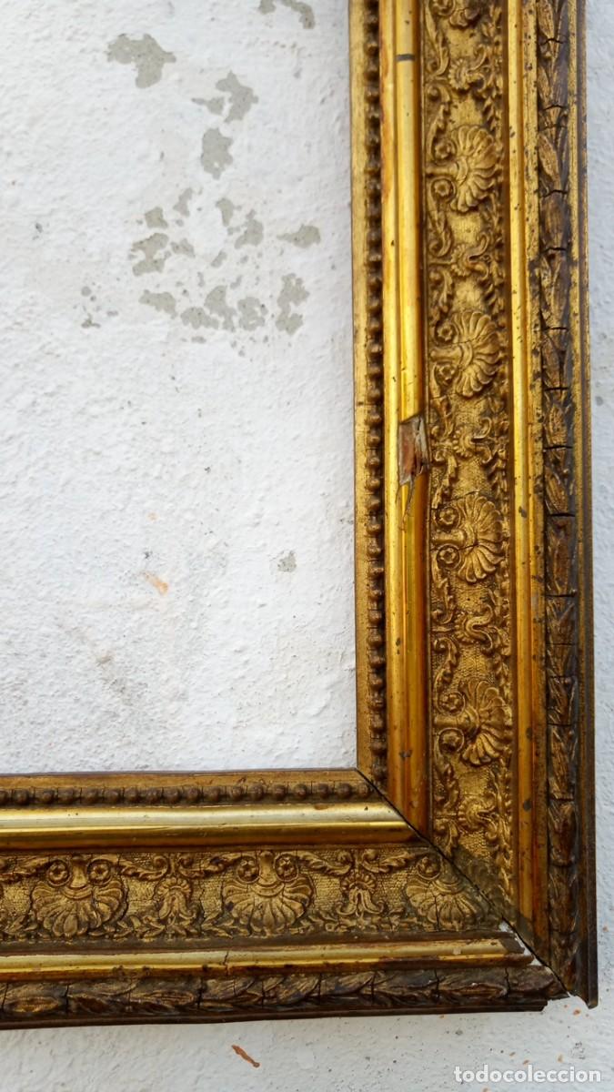 Antig&uuml;edades: Marco antiguo.estilo Imperio, final del XlX - Foto 5
