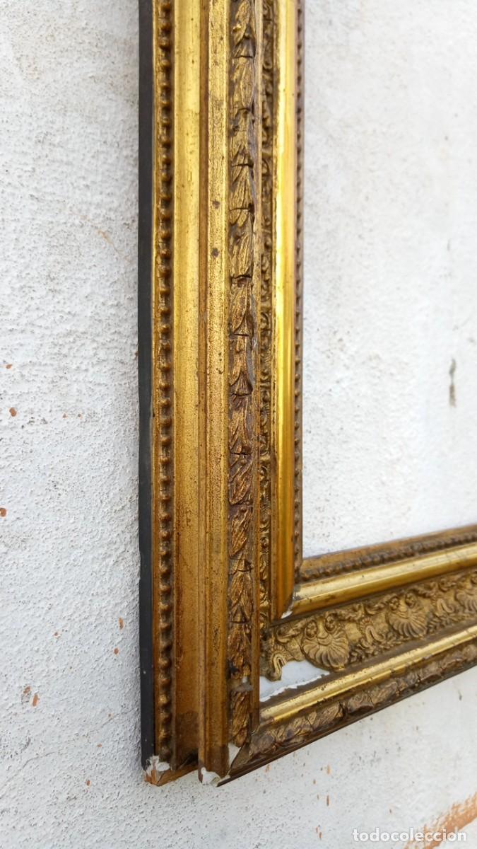 Antig&uuml;edades: Marco antiguo.estilo Imperio, final del XlX - Foto 6