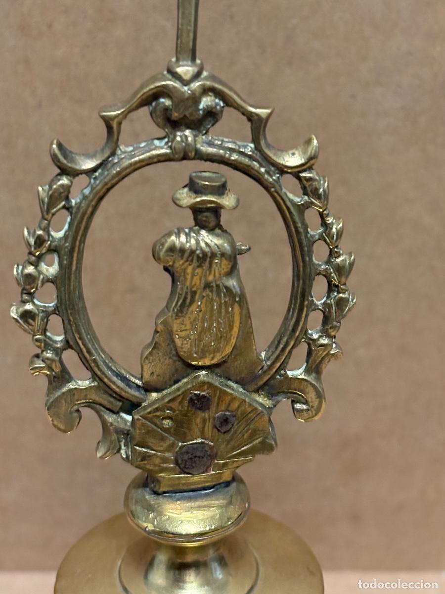Antig&uuml;edades: Remate de bronce de San Roque S XVIII - Foto 13