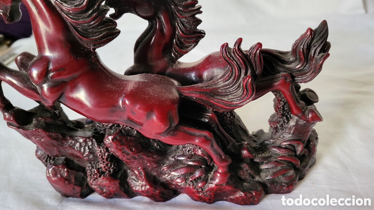 Antig&uuml;edades: Figura decorativo caballos - Foto 4