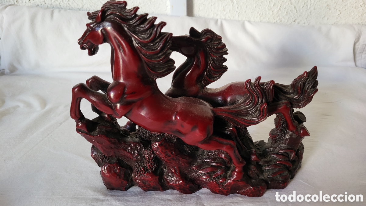 Antig&uuml;edades: Figura decorativo caballos - Foto 9