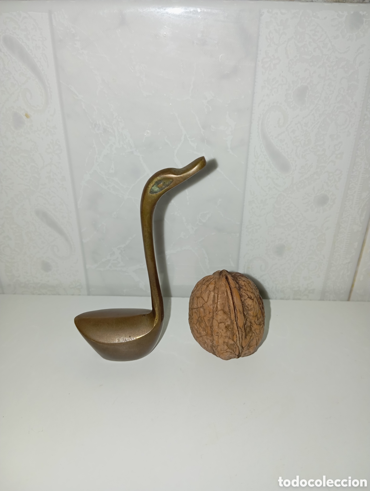 Antig&uuml;edades: Peque&ntilde;o cisne bronce - Foto 2