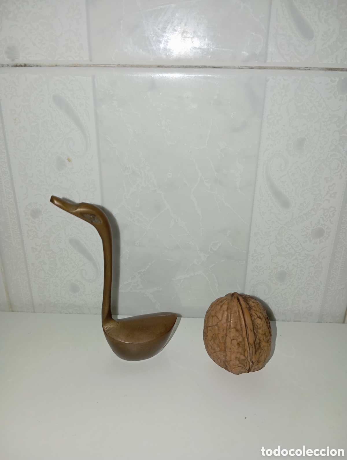 Antig&uuml;edades: Peque&ntilde;o cisne bronce - Foto 1
