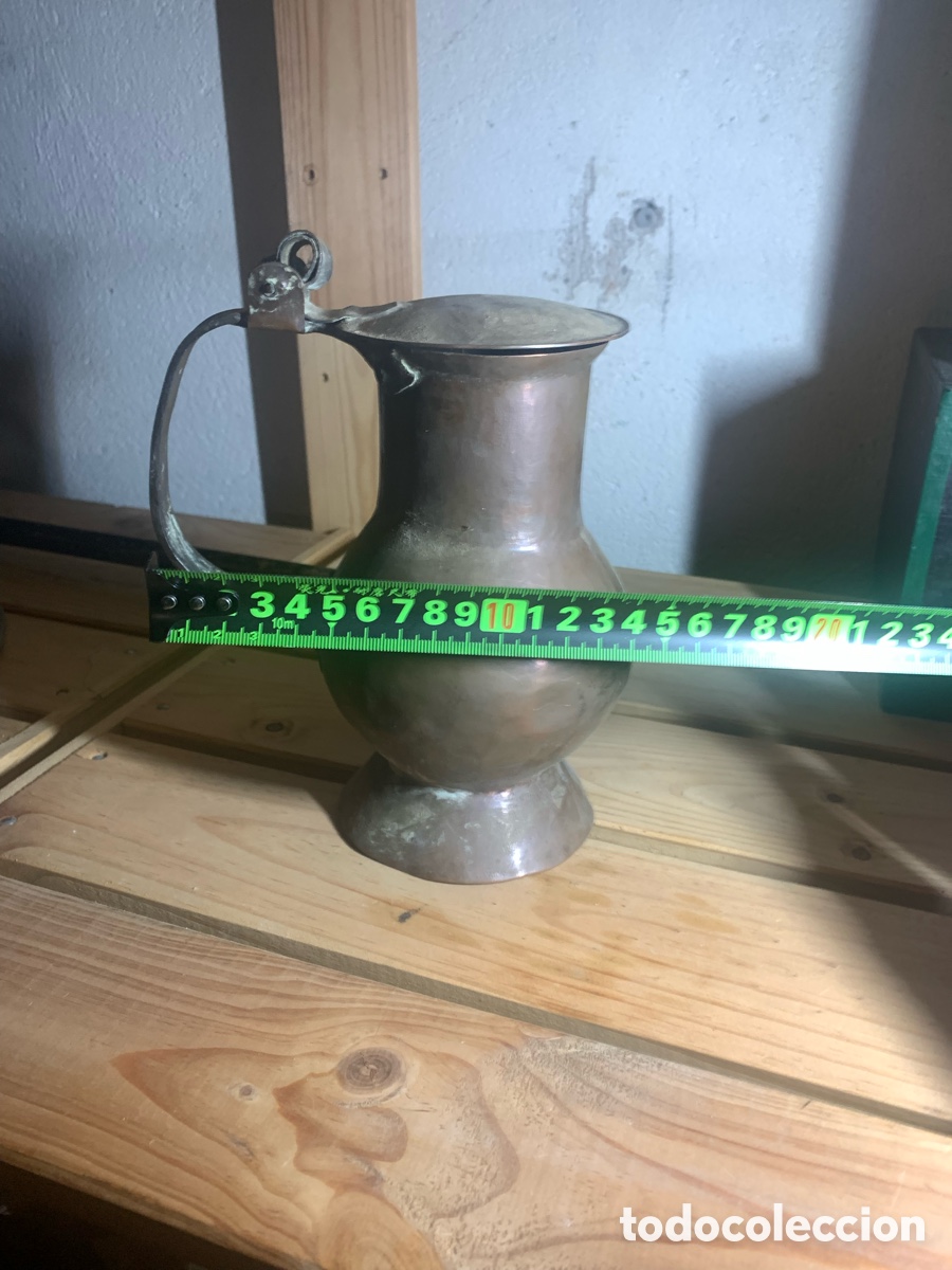 Antig&uuml;edades: Antigua Jarra o Recipiente en cobre - Foto 3