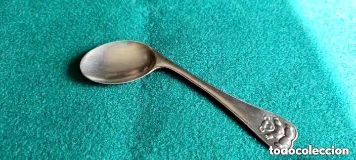 Antig&uuml;edades: CUCHARILLA DE BEB&Eacute; EN PLATA MENESES - Foto 1