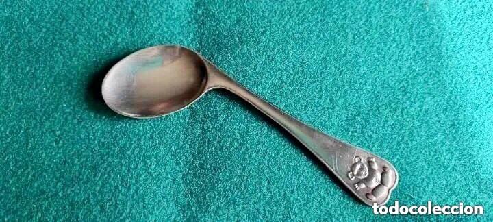 Antig&uuml;edades: CUCHARILLA DE BEB&Eacute; EN PLATA MENESES - Foto 2